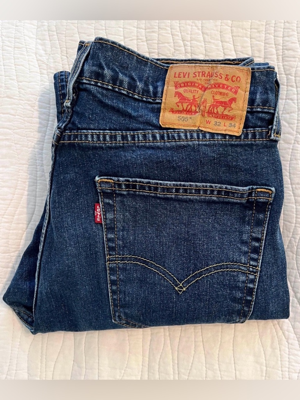 VINTAGE 2000’s Levi’s Red Tab 505 Jeans- 32/34